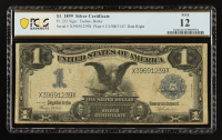 1899 U.S. $1 "Black Eagle" Silver Certificate - Fr. 233 Date Right, Signed: Teehee / Burke (PCGS Fine 12) at PristineAuction.com
