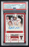 Patrick Mahomes II 2017 Panini Contenders Draft Picks #298 Autograph RC (PSA Authentic | Auto 10) at PristineAuction.com