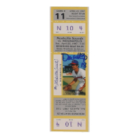Don Mattingly Signed Nashville Sounds 1987 Game Ticket (Schulte) at PristineAuction.com