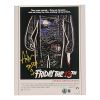 Ari Lehman Signed "Friday the 13th" 8x10 Photo Inscribed "Jason 1" (Beckett) at PristineAuction.com