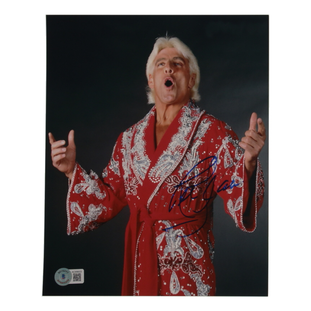 Rick Flair Signed WWE 8x10 Photo (Beckett) at PristineAuction.com