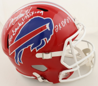 Bruce Smith Signed Bills Full-Size Speed Helmet Inscribed "200 Sacks!", "HOF '09" & "2x DPOY" (Beckett) at PristineAuction.com