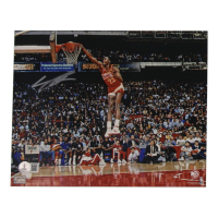 Dominique Wilkins Signed Hawks 8x10 Photo (Beckett) at PristineAuction.com