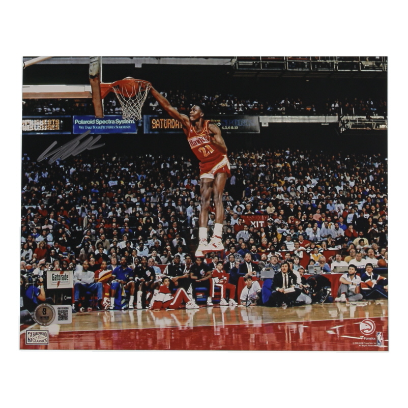 Dominique Wilkins Signed Hawks 8x10 Photo (Beckett) at PristineAuction.com Dominique Wilkins Signed Hawks 8x10 Photo (Beckett) at PristineAuction.com