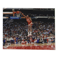 Dominique Wilkins Signed Hawks 8x10 Photo (Beckett) at PristineAuction.com
