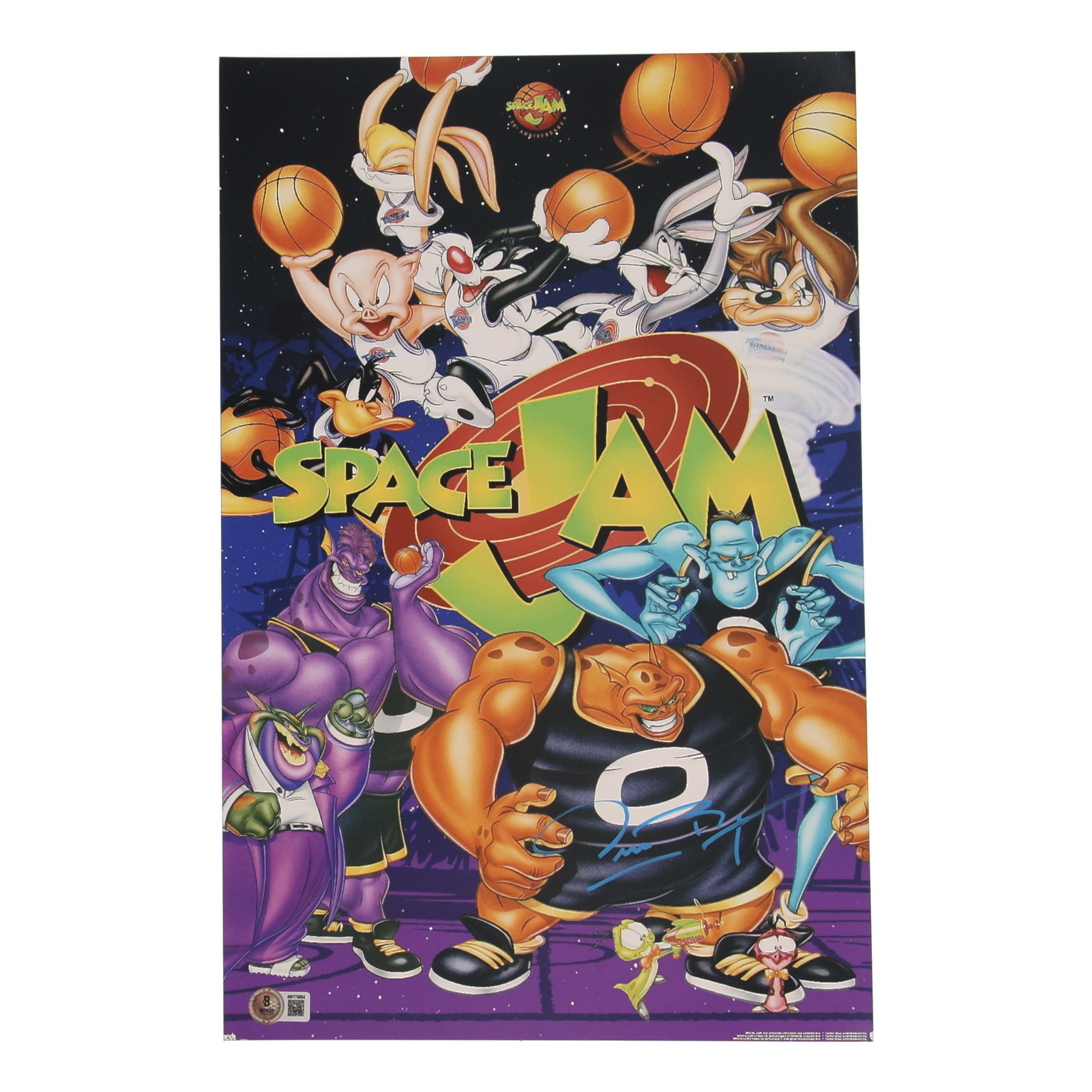 Muggsy Bogues Signed Space Jam 11x17 Photo (Beckett) at PristineAuction.com Muggsy Bogues Signed Space Jam 11x17 Photo (Beckett) at PristineAuction.com