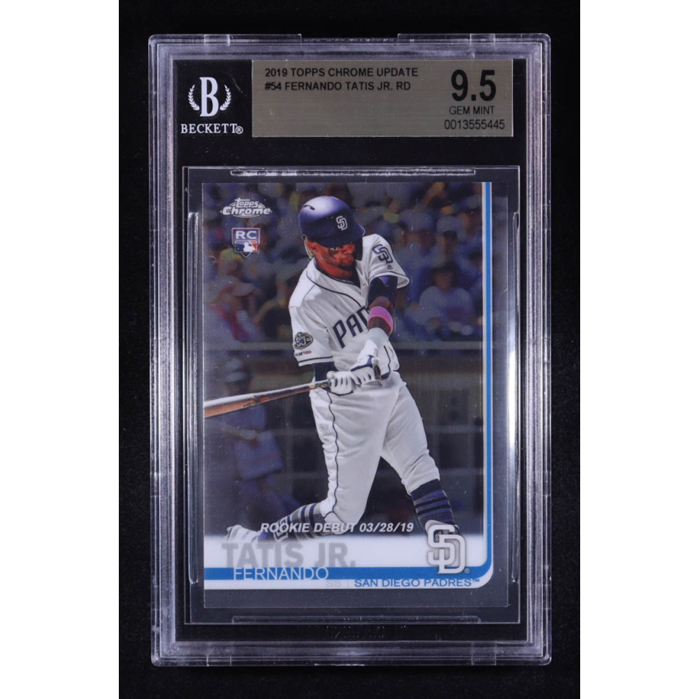 Fernando Tatis Jr. 2019 Topps Chrome Update #54 RC (BGS 9.5) at PristineAuction.com