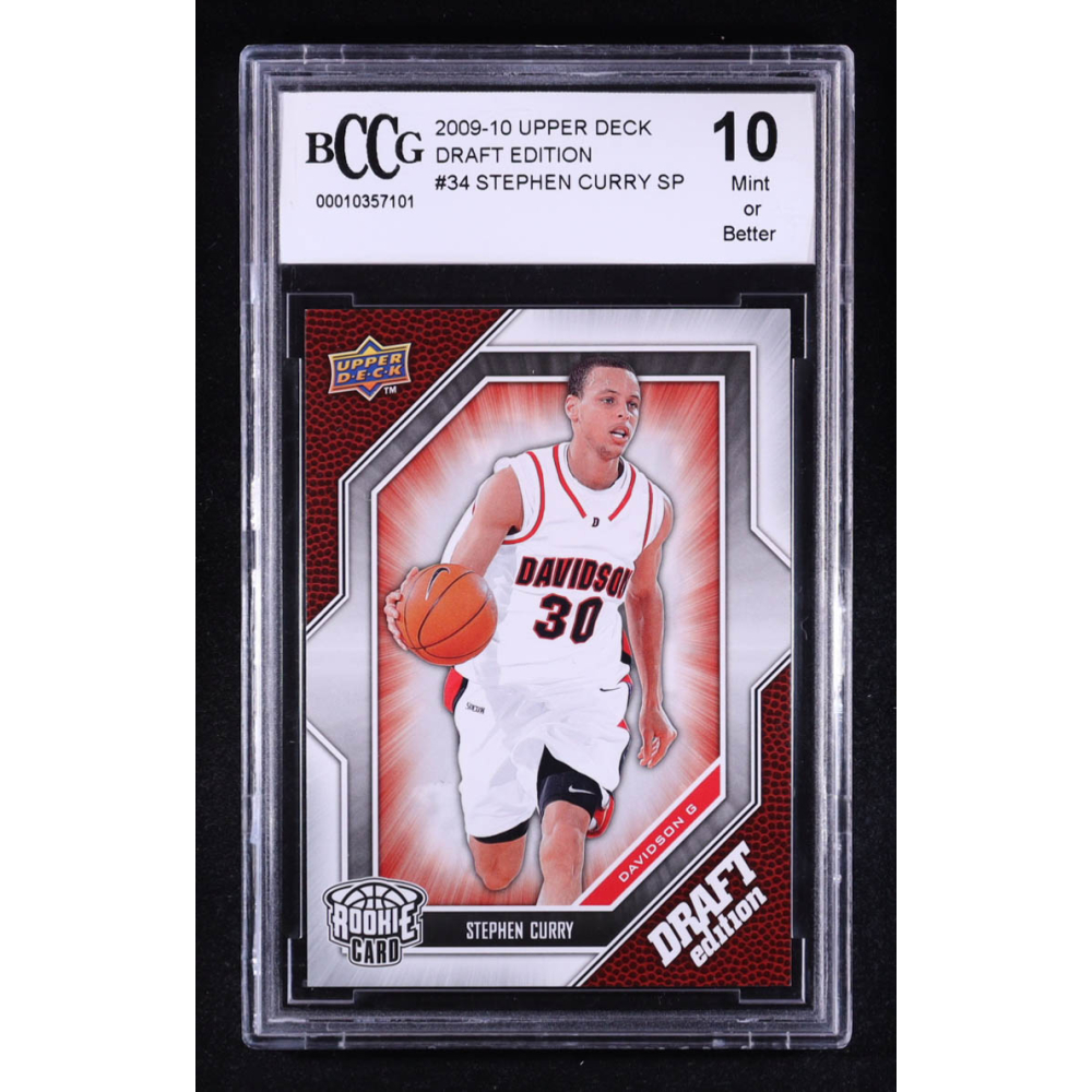 Stephen Curry 2009-10 Upper Deck Draft Edition #34 SP RC (BCCG 10) at PristineAuction.com