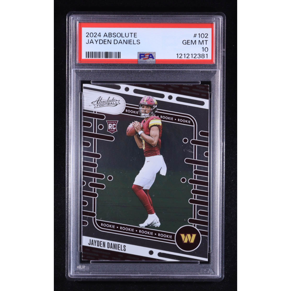Jayden Daniels 2024 Absolute #102 RC (PSA 10) at PristineAuction.com