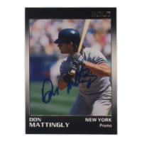 Don Mattingly Signed LE 1991 Star Company Gold Promo Card (Schulte) at PristineAuction.com