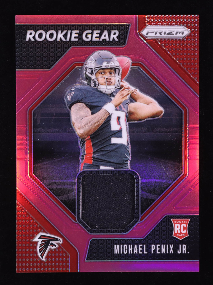 Michael Penix Jr. 2024 Panini Prizm Rookie Gear Pink #9 RC