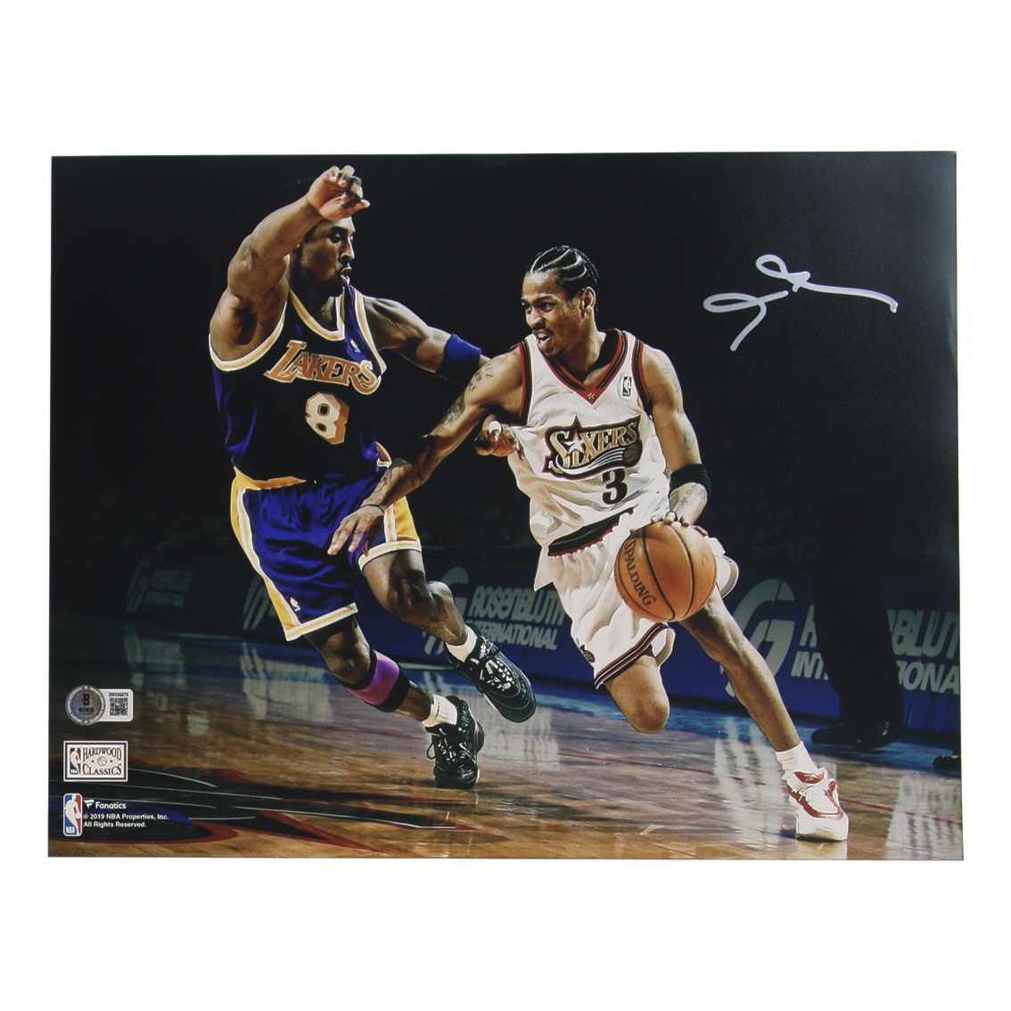 Allen Iverson Signed 76ers 11x14 Photo (Beckett) at PristineAuction.com Allen Iverson Signed 76ers 11x14 Photo (Beckett) at PristineAuction.com