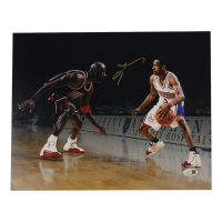 Allen Iverson Signed 76ers 11x14 Photo (JSA) at PristineAuction.com