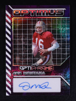 Joe Montana 2025 Leaf Optichrome Optimus Autographs Purple Prismatic  #OAJM1 #1/5 at PristineAuction.com