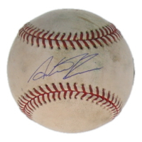 Austin Romine Signed Game-Used OML Baseball (Steiner & MLB) at PristineAuction.com
