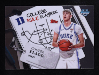 Cooper Flagg 2024-25 Bowman Chrome University College Rule Playbook Refractors #CRP5 RC at PristineAuction.com