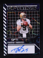 Drew Brees 2025 Leaf Optichrome Autographs Blue Laser #OADB1 #3/3 at PristineAuction.com