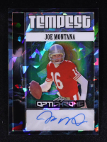 Joe Montana 2025 Leaf Optichrome Tempest Autographs Blue Crystal #TAJM1 #5/7 at PristineAuction.com