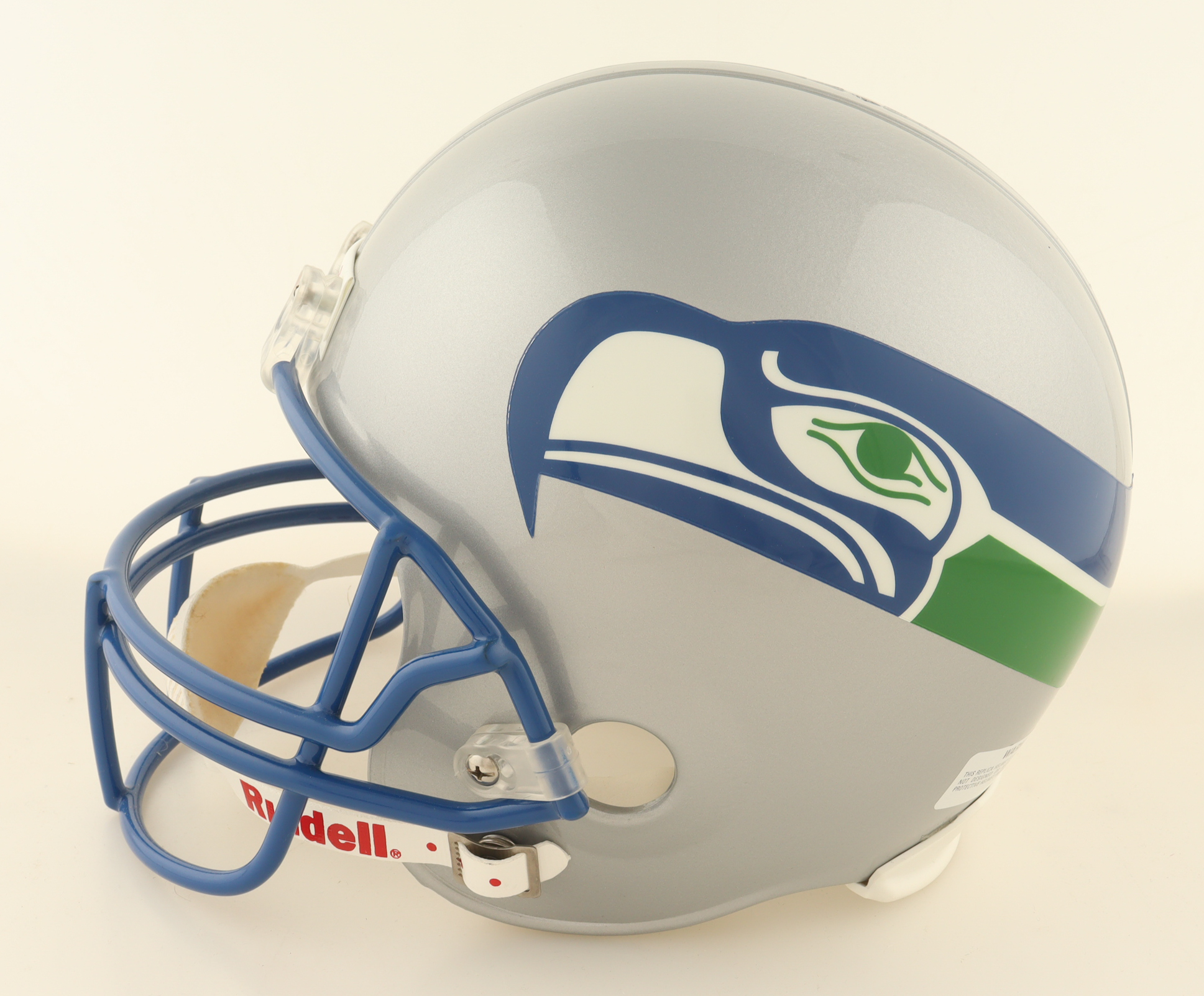 Steve Largent Signed Seahawks Full-Size Helmet Inscribed "HOF '95" (JSA) at PristineAuction.com Steve Largent Signed Seahawks Full-Size Helmet Inscribed "HOF '95" (JSA) at PristineAuction.com