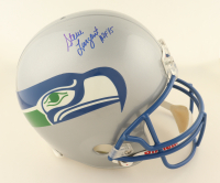 Steve Largent Signed Seahawks Full-Size Helmet Inscribed "HOF '95" (JSA) at PristineAuction.com
