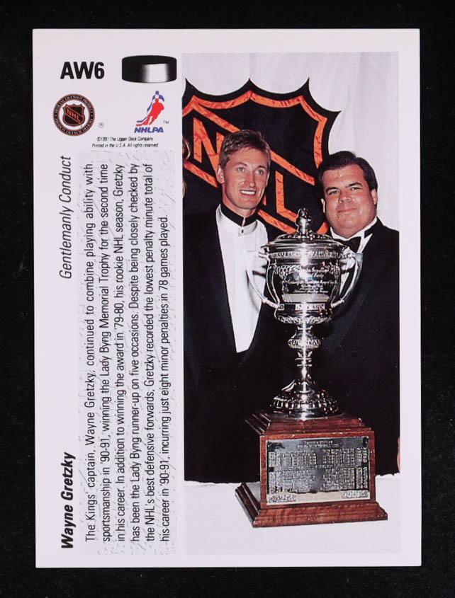 Wayne Gretzky 1991-92 Upper Deck Award Winner Holograms #AW6 at PristineAuction.com Wayne Gretzky 1991-92 Upper Deck Award Winner Holograms #AW6 at PristineAuction.com
