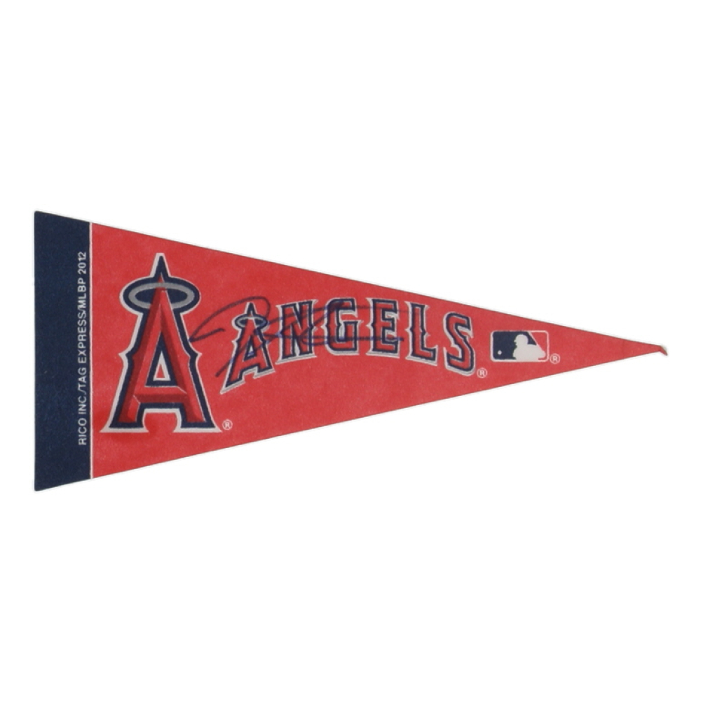 Josh Hamilton Signed Angels Mini Pennant (JSA) at PristineAuction.com