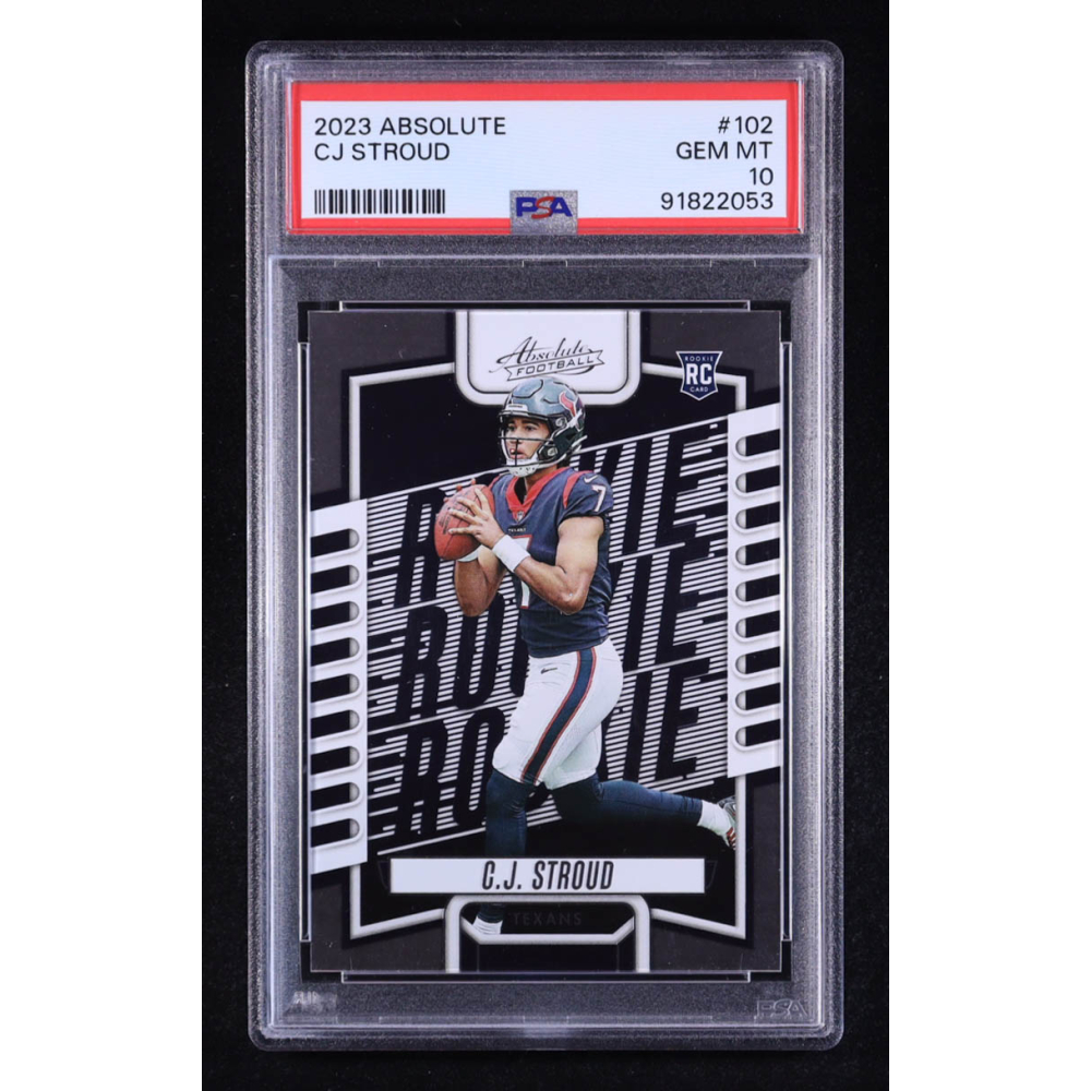 CJ Stroud 2023 Absolute #102 RC (PSA 10) at PristineAuction.com