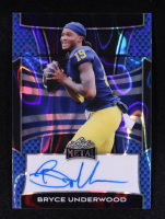 Bryce Underwood 2025 Leaf Metal Football Autographs Blue Lava #BABU1 #1/12 RC at PristineAuction.com