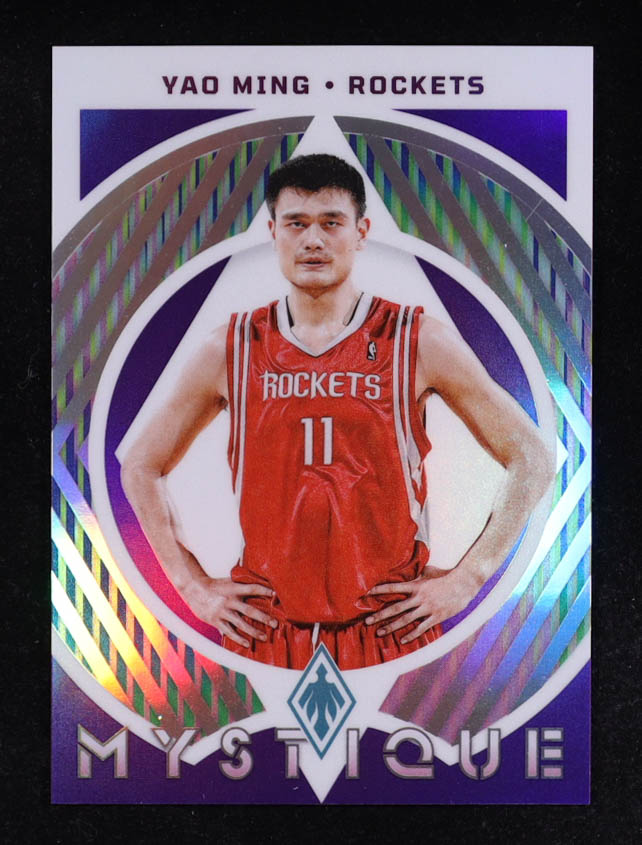 Yao Ming 2023-24 Panini Phoenix Mystique Purple #11 #64/75 at PristineAuction.com Yao Ming 2023-24 Panini Phoenix Mystique Purple #11 #64/75 at PristineAuction.com