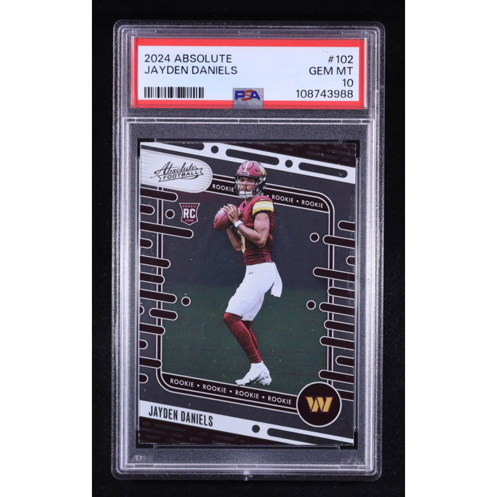 Jayden Daniels 2024 Absolute #102 RC (PSA 10) at PristineAuction.com
