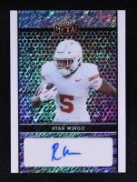 Ryan Wingo 2024 Leaf Metal Collective Leaf Autographs Light Blue Shimmer #LARW2 #17/20 RC at PristineAuction.com
