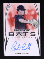 Corbin Carroll 2019 Leaf Ultimate Draft Ultimate Bats Autographs #UBCC1 RC at PristineAuction.com