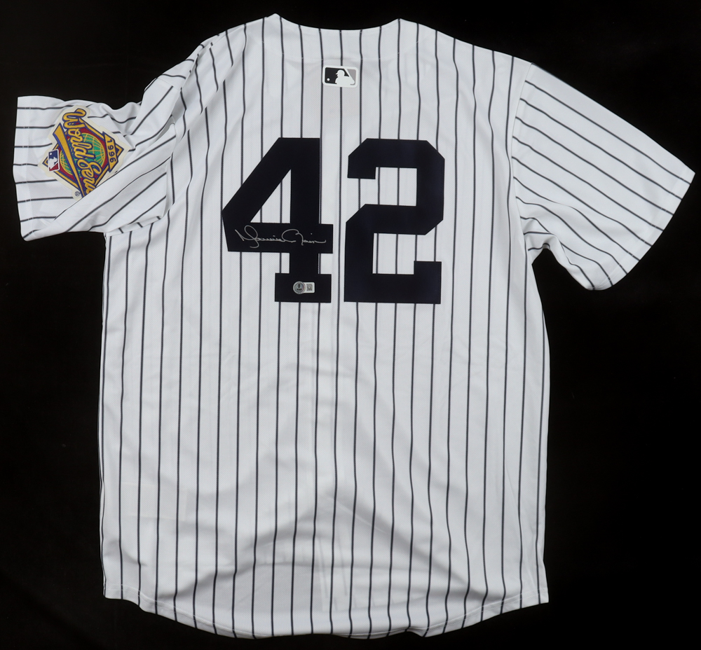 Mariano Rivera Signed Yankees Nike Authentic Jersey with 1996 World Series Patch (Beckett) at PristineAuction.com Mariano Rivera Signed Yankees Nike Authentic Jersey with 1996 World Series Patch (Beckett) at PristineAuction.com