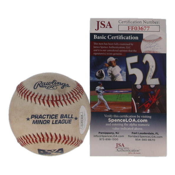 Francisco Lindor Signed ML Practice Baseball (JSA) at PristineAuction.com Francisco Lindor Signed ML Practice Baseball (JSA) at PristineAuction.com