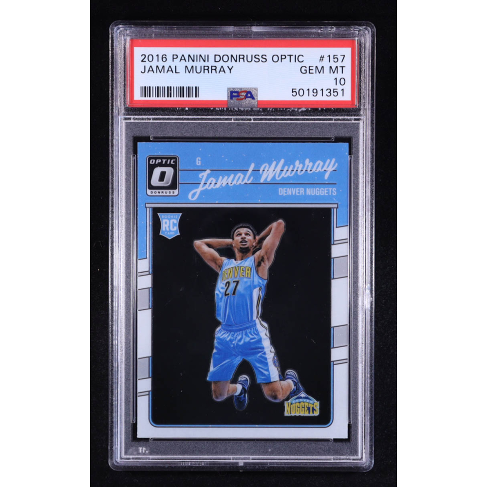 Jamal Murray 2016-17 Donruss Optic #157 RC (PSA 10) at PristineAuction.com