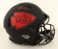 Travis Kelce Signed Chiefs Full-Size Authentic On-Field Eclipse Alternate Speed Helmet (Beckett) at PristineAuction.com