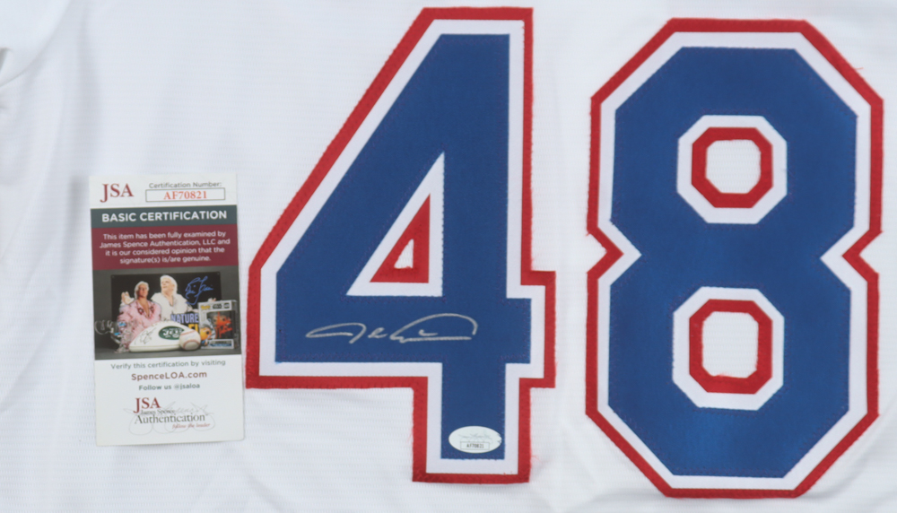 Jacob deGrom Signed Rangers Nike Authentic Jersey (JSA) at PristineAuction.com Jacob deGrom Signed Rangers Nike Authentic Jersey (JSA) at PristineAuction.com