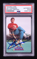 Joe Theismann Signed 1991 Pro Line Portraits #56 RET (PSA) at PristineAuction.com