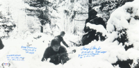 WWII Battle of Bulge Signed 8x16 Panoramic Photo (PSA) x4 Veterans at PristineAuction.com