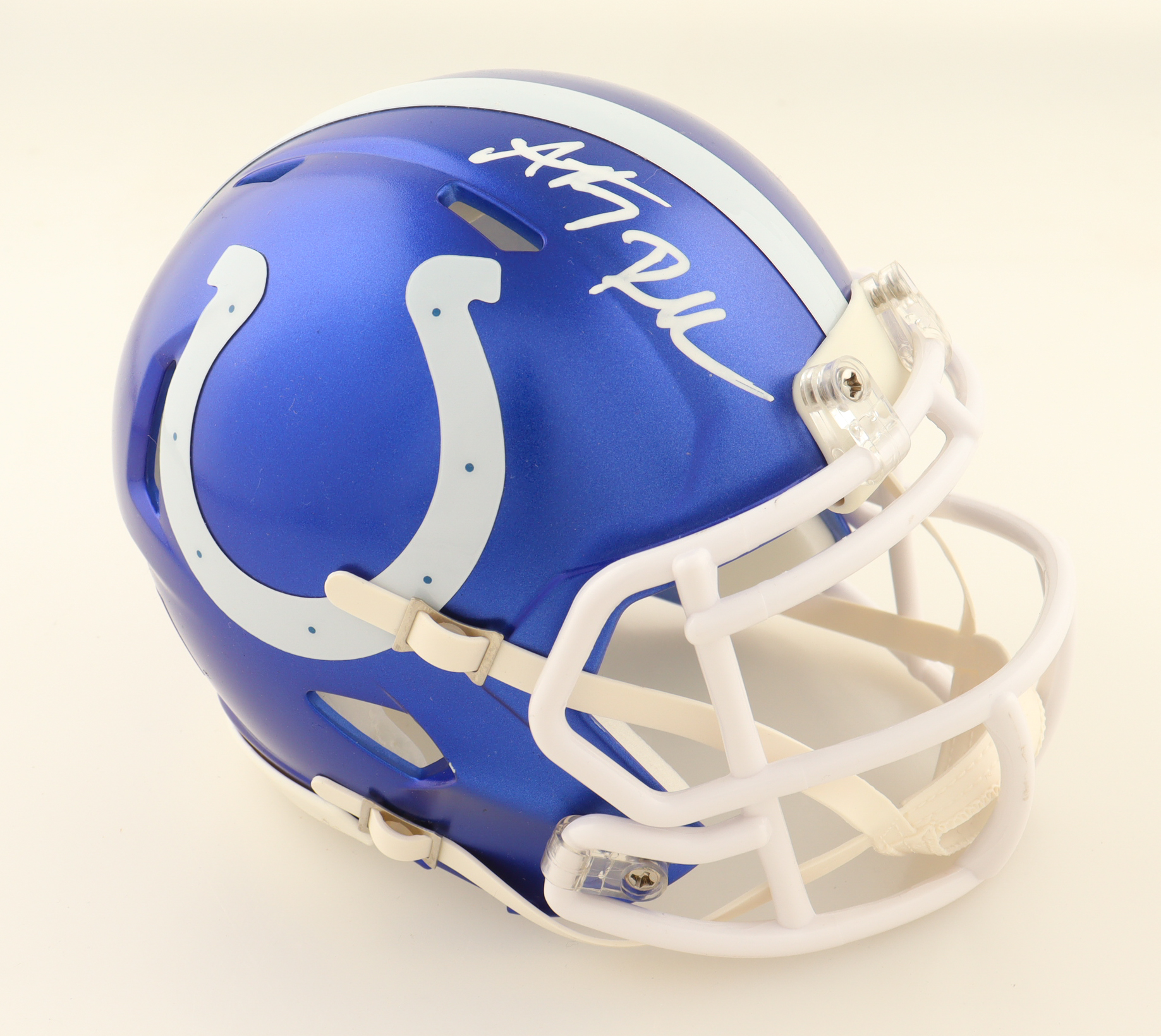 Anthony Richardson Signed Colts Flash Alternate Speed Mini Helmet (Fanatics) at PristineAuction.com Anthony Richardson Signed Colts Flash Alternate Speed Mini Helmet (Fanatics) at PristineAuction.com