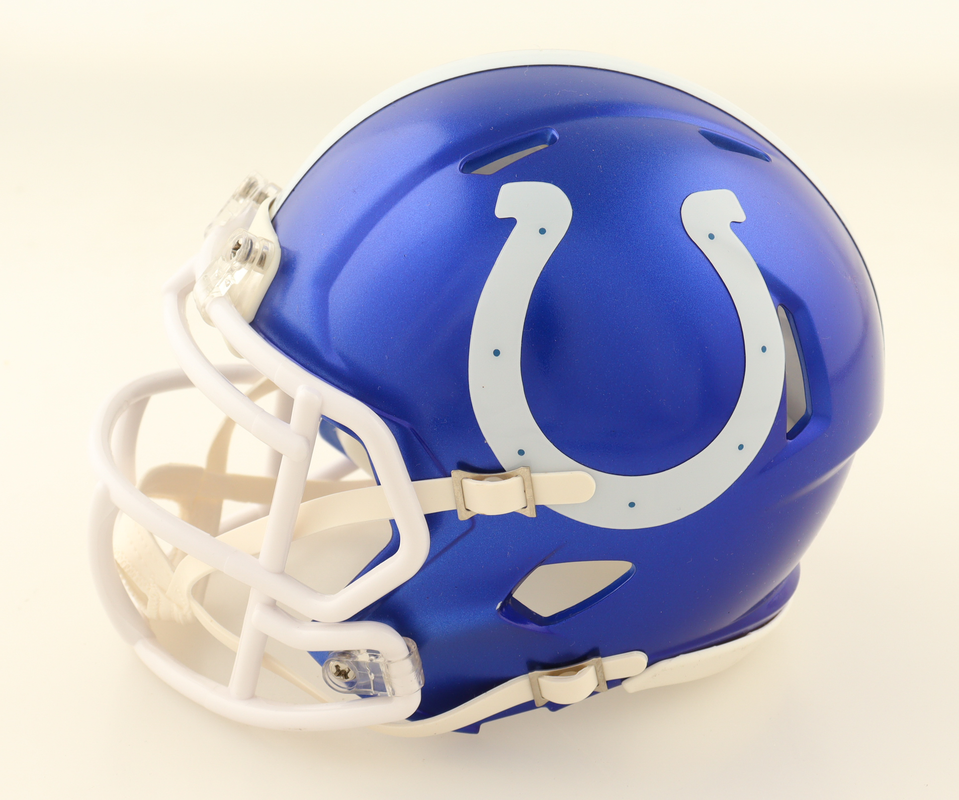 Anthony Richardson Signed Colts Flash Alternate Speed Mini Helmet (Fanatics) at PristineAuction.com Anthony Richardson Signed Colts Flash Alternate Speed Mini Helmet (Fanatics) at PristineAuction.com