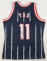 Yao Ming Signed Rockets Mitchell & Ness Authentic Jersey (Beckett) at PristineAuction.com