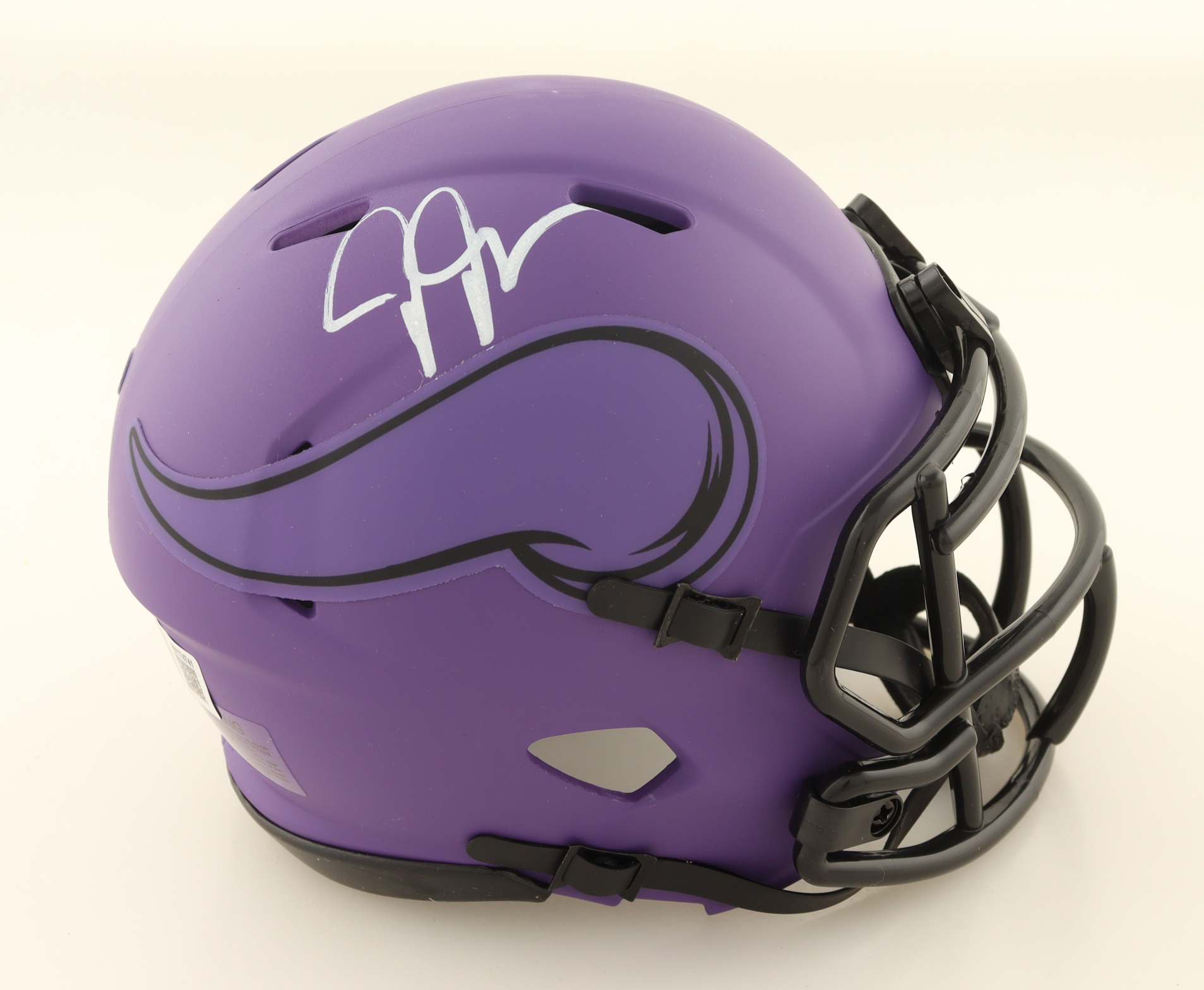 Justin Jefferson Signed Vikings Rave Alternate Speed Mini Helmet (Beckett) at PristineAuction.com Justin Jefferson Signed Vikings Rave Alternate Speed Mini Helmet (Beckett) at PristineAuction.com