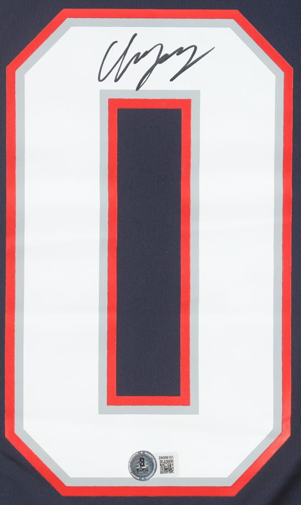 Christian Gonzalez Signed Patriots Nike Authentic Jersey (Beckett) at PristineAuction.com Christian Gonzalez Signed Patriots Nike Authentic Jersey (Beckett) at PristineAuction.com