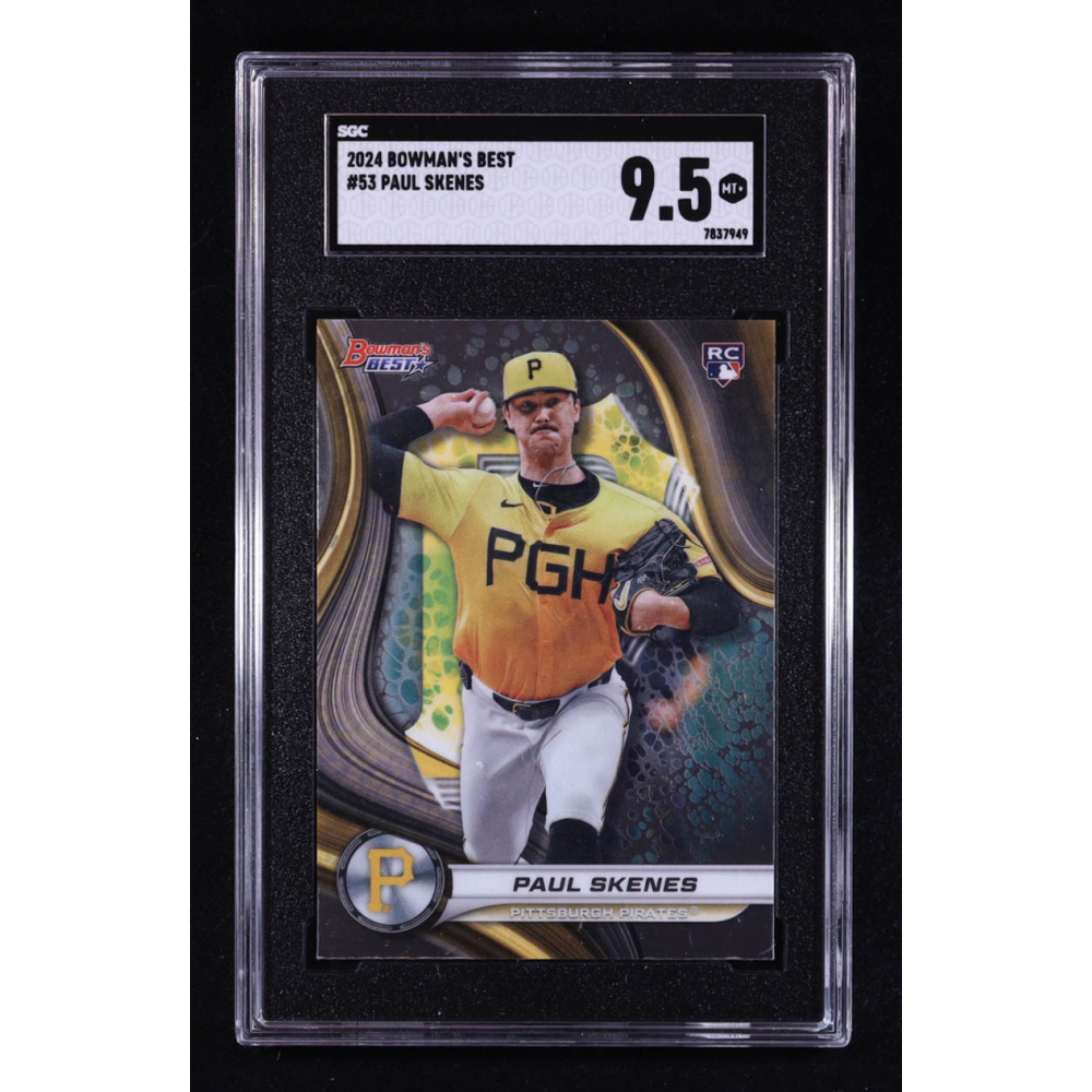 Paul Skenes 2024 Bowman's Best #53 RC (SGC 9.5) at PristineAuction.com