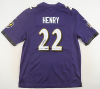Derrick Henry Signed Ravens Nike Authentic Jersey (Beckett) at PristineAuction.com