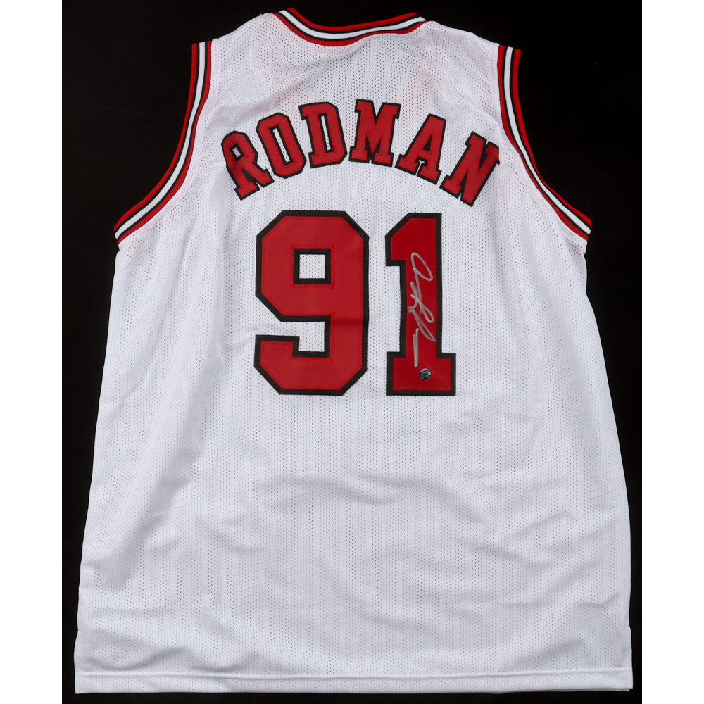 Dennis Rodman Signed Jersey (AWM) at PristineAuction.com