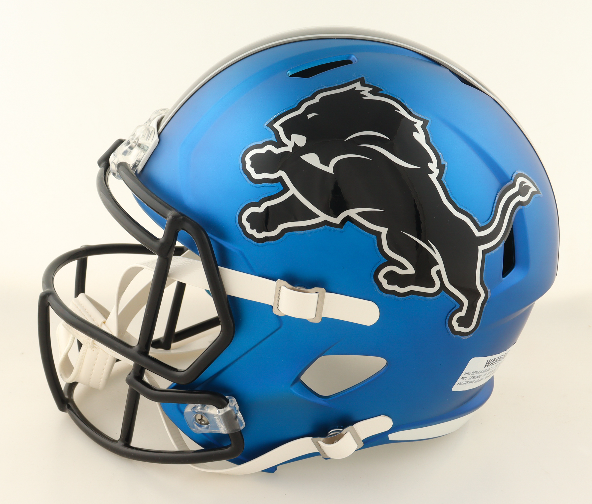 Calvin Johnson Signed Lions Full-Size Speed Helmet (Beckett) at PristineAuction.com Calvin Johnson Signed Lions Full-Size Speed Helmet (Beckett) at PristineAuction.com