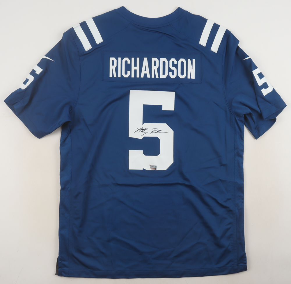 Anthony Richardson Signed Colts Nike Authentic Jersey (Fanatics) at PristineAuction.com Anthony Richardson Signed Colts Nike Authentic Jersey (Fanatics) at PristineAuction.com