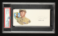 David "Tex" Hill Signed Cut With Portrait Art (PSA) at PristineAuction.com